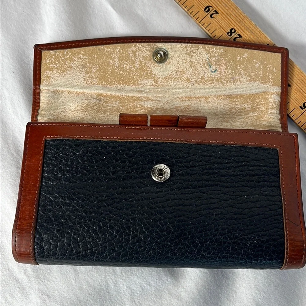 Dooney & Bourke Black and Brown Leather Accessory - Picture 10 of 11